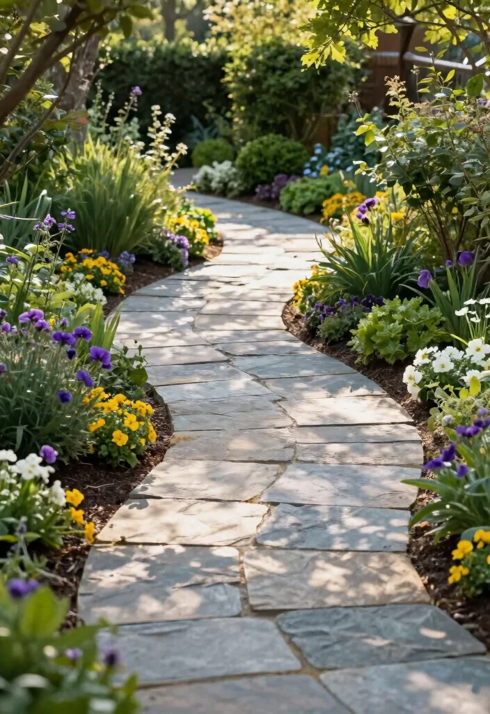 14 Backyard Hardscape Ideas for Low Maintenance Design 1 14 Backyard Hardscape Ideas for Low Maintenance Design 1. Natural Stone Paths 0