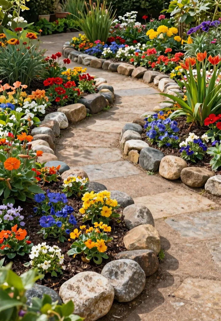 14 Backyard Hardscape Ideas for Low Maintenance Design 63 14 Backyard Hardscape Ideas for Low Maintenance Design 13. Unique Garden Borders 0