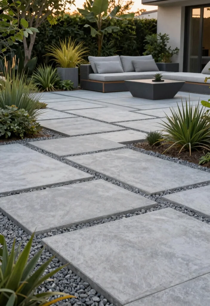 14 Backyard Hardscape Ideas for Low Maintenance Design 13 14 Backyard Hardscape Ideas for Low Maintenance Design 3. Sustainable Concrete Pavers 0