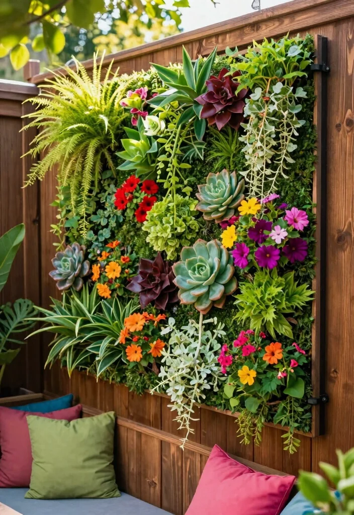 14 Backyard Hardscape Ideas for Low Maintenance Design 38 14 Backyard Hardscape Ideas for Low Maintenance Design 8. Vertical Gardens 0