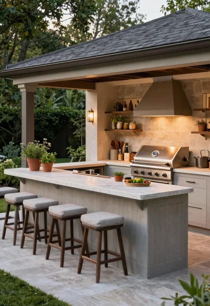 14 Backyard Hardscape Ideas for Low Maintenance Design 39 14 Backyard Hardscape Ideas for Low Maintenance Design 9. Outdoor Kitchen Designs 0
