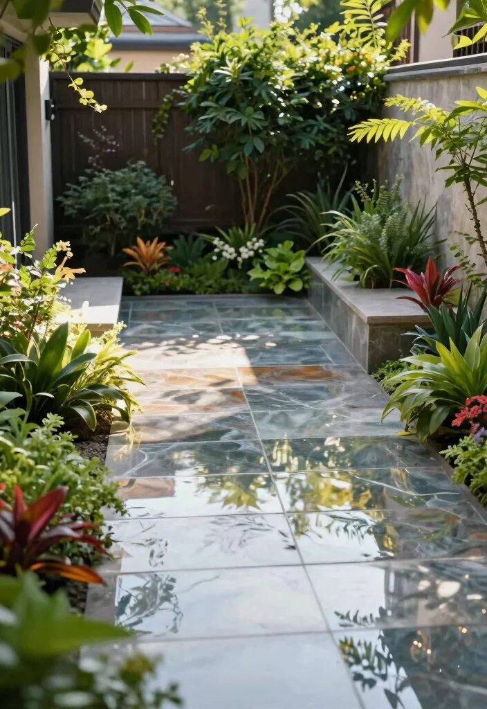 14 Backyard Ideas for Small Yards That Feel Open 14. Reflective Surfaces 0