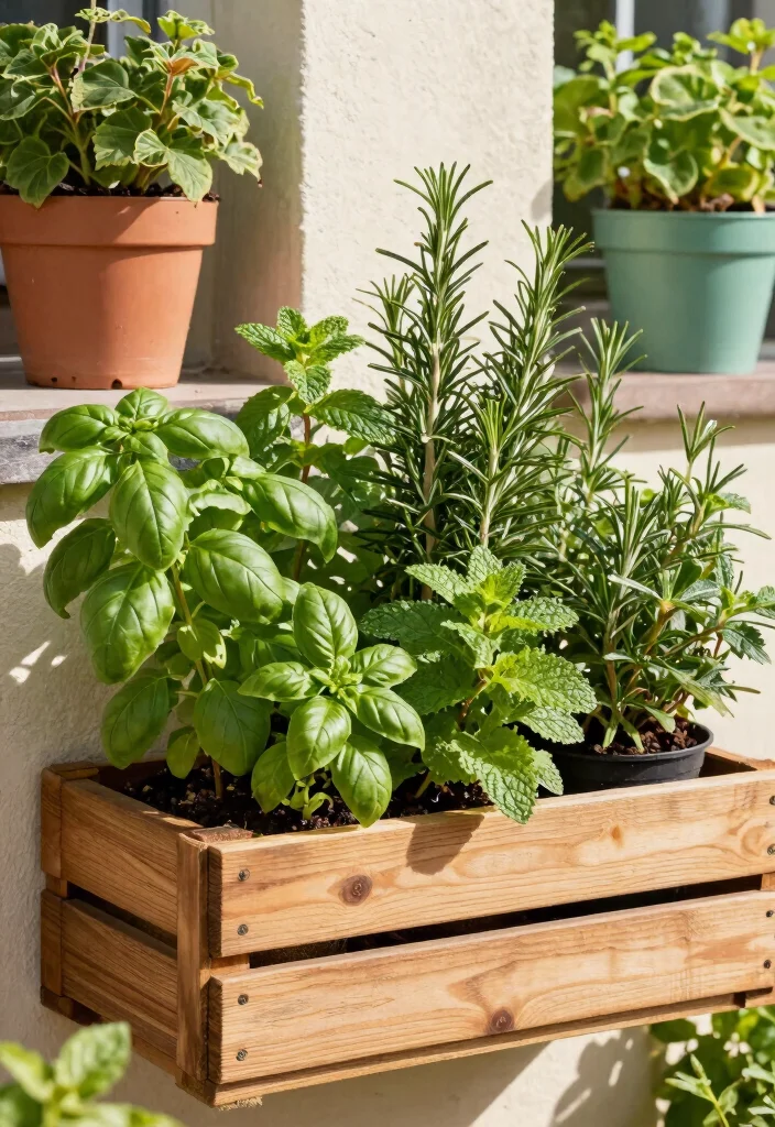 14 Backyard Ideas for Small Yards That Feel Open 5. Vertical Herb Gardens 0