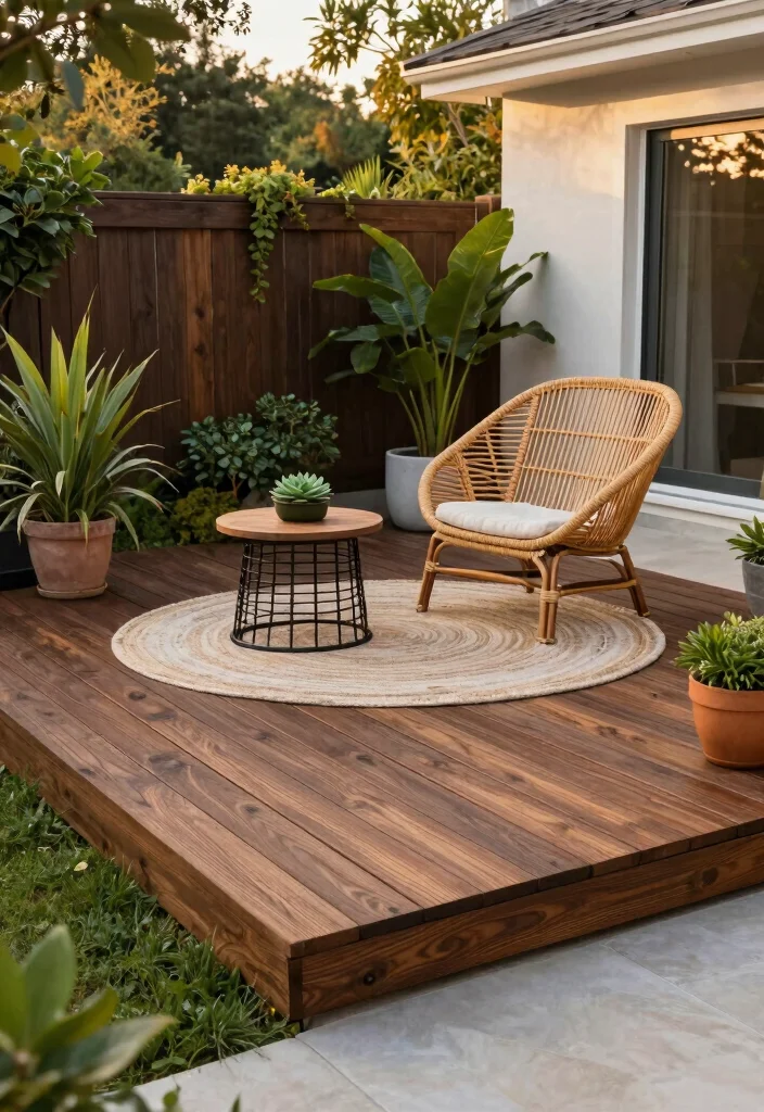 14 Backyard Patio Ideas That Balance Comfort and Style 1. Eco Friendly Decking 0