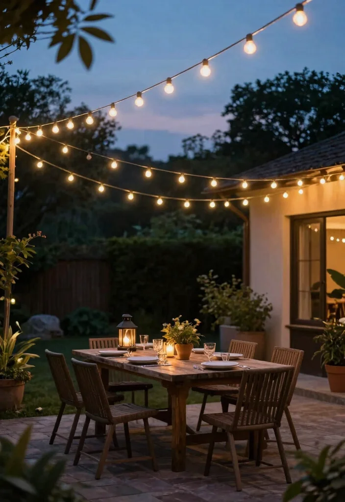 14 Backyard Patio Ideas for Everyday Outdoor Living 13 14 Backyard Patio Ideas for Everyday Outdoor Living 3. Eco Friendly Lighting 0
