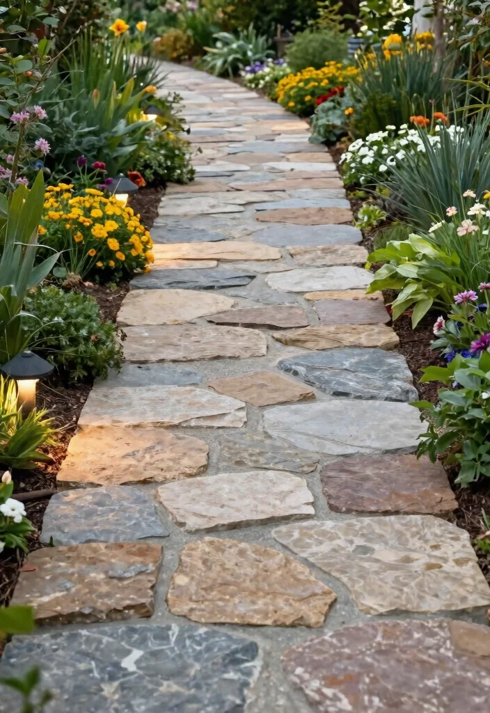 14 Backyard Patio Ideas for Everyday Outdoor Living 25 14 Backyard Patio Ideas for Everyday Outdoor Living 5. Natural Stone Paths 0