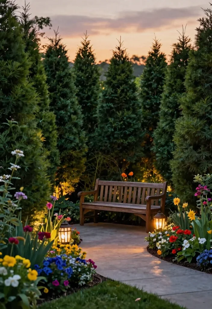 14 Backyard Privacy Ideas for a More Peaceful Outdoor Space 4. Lush Shrubbery Borders 0