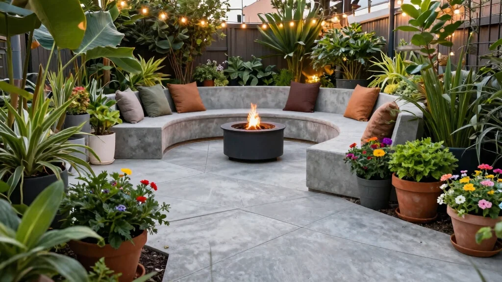 14 Concrete Patio Ideas for Durable and Modern Yards