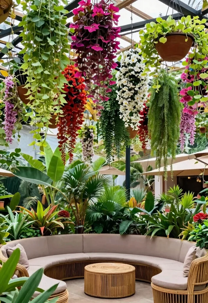 14 Covered Patio Ideas for Shade and Year Round Comfort 13. Hanging Garden Canopy 0