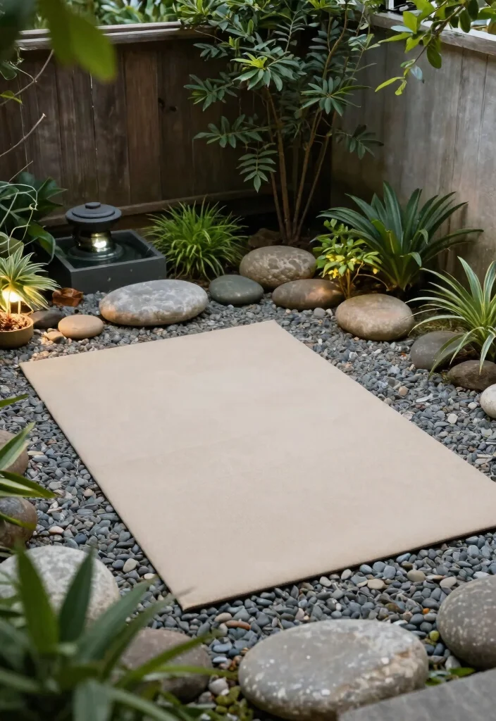 14 Cozy Backyard Ideas to Create a Relaxing Outdoor Retreat 11. Tranquil Meditation Spaces 0