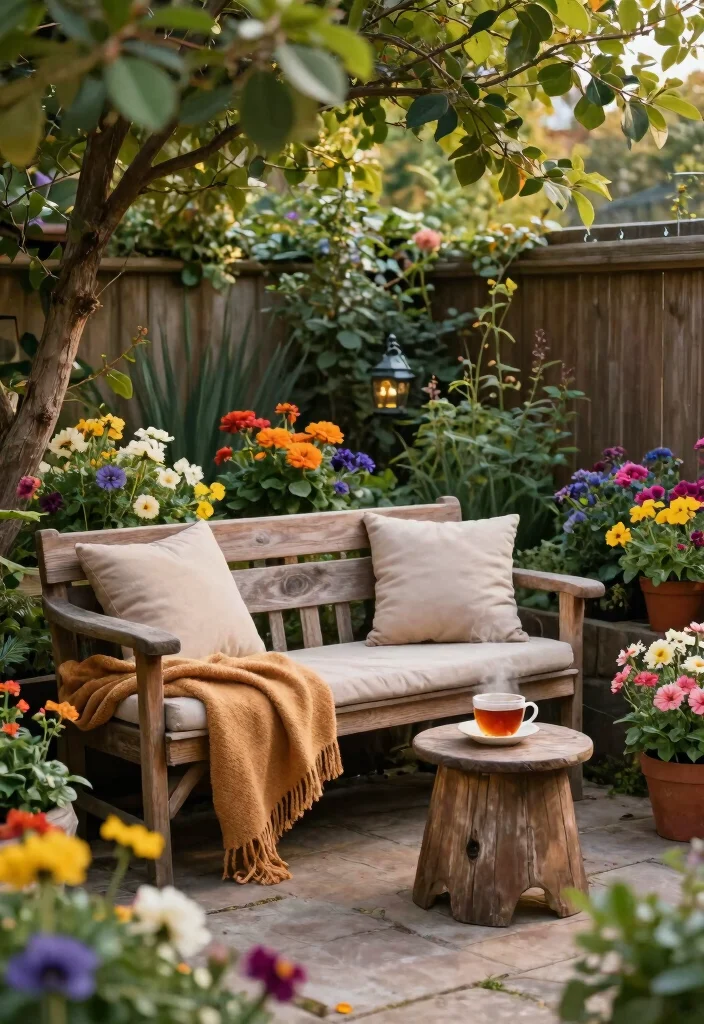 14 Cozy Backyard Ideas to Create a Relaxing Outdoor Retreat 2. Chic And Cozy Seating Nooks 0