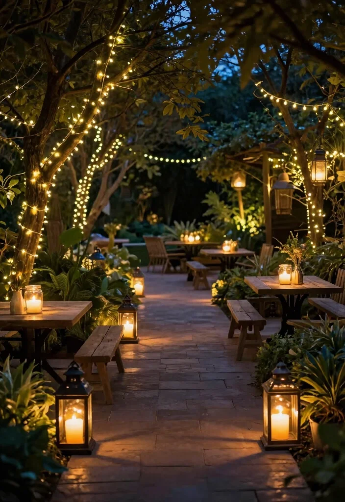 14 Easy Backyard Ideas on a Budget for Quick Makeovers 6. Garden Lighting Ideas 0