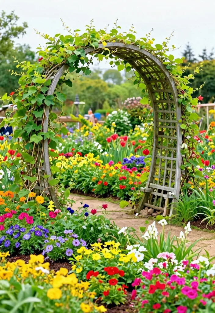 14 Easy Trellis Ideas Perfect for Beginner Gardeners 12. Circular Trellis 0