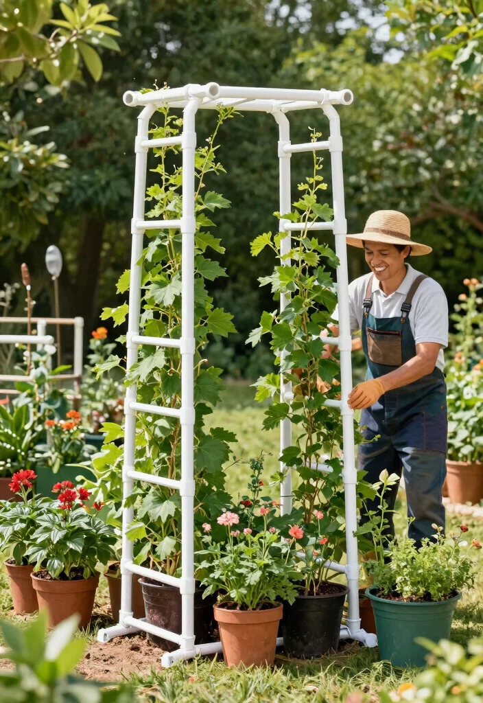 14 Easy Trellis Ideas Perfect for Beginner Gardeners 14. Portable Trellis 0