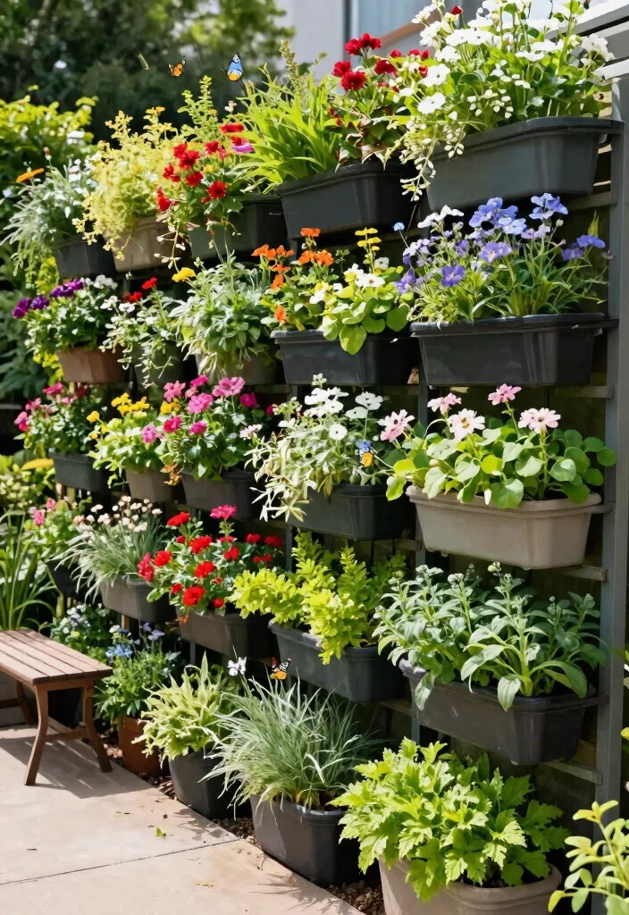 14 Garden Fence Ideas That Balance Beauty and Function 6. Vertical Gardens as Fences 0