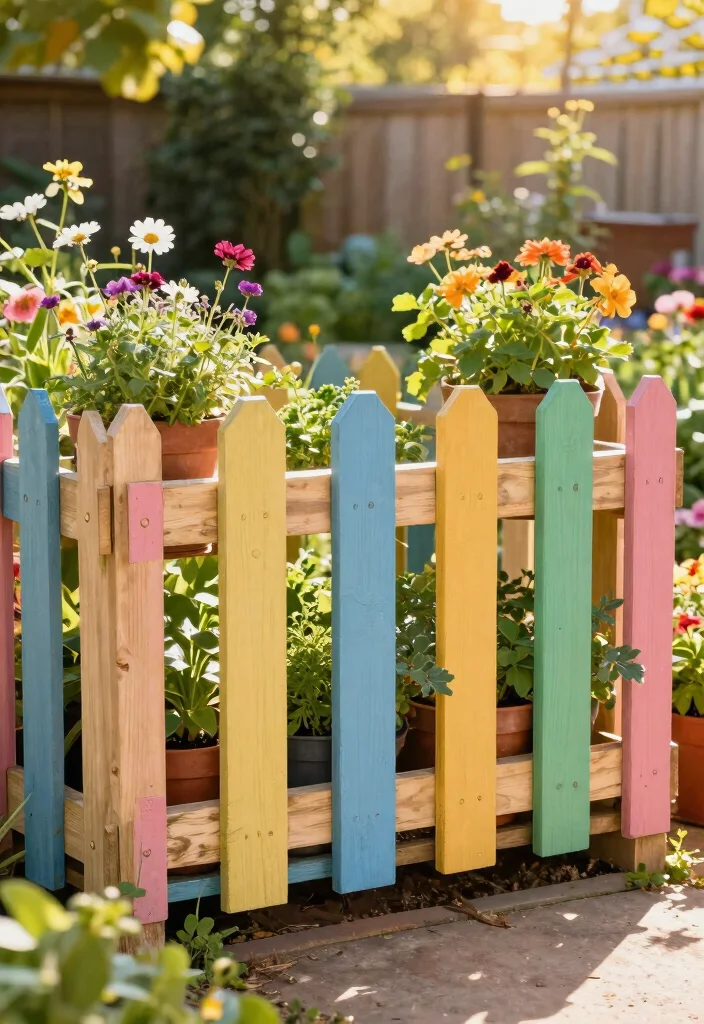 14 Garden Fence Ideas That Balance Beauty and Function 8. Pallet Fences 0 1