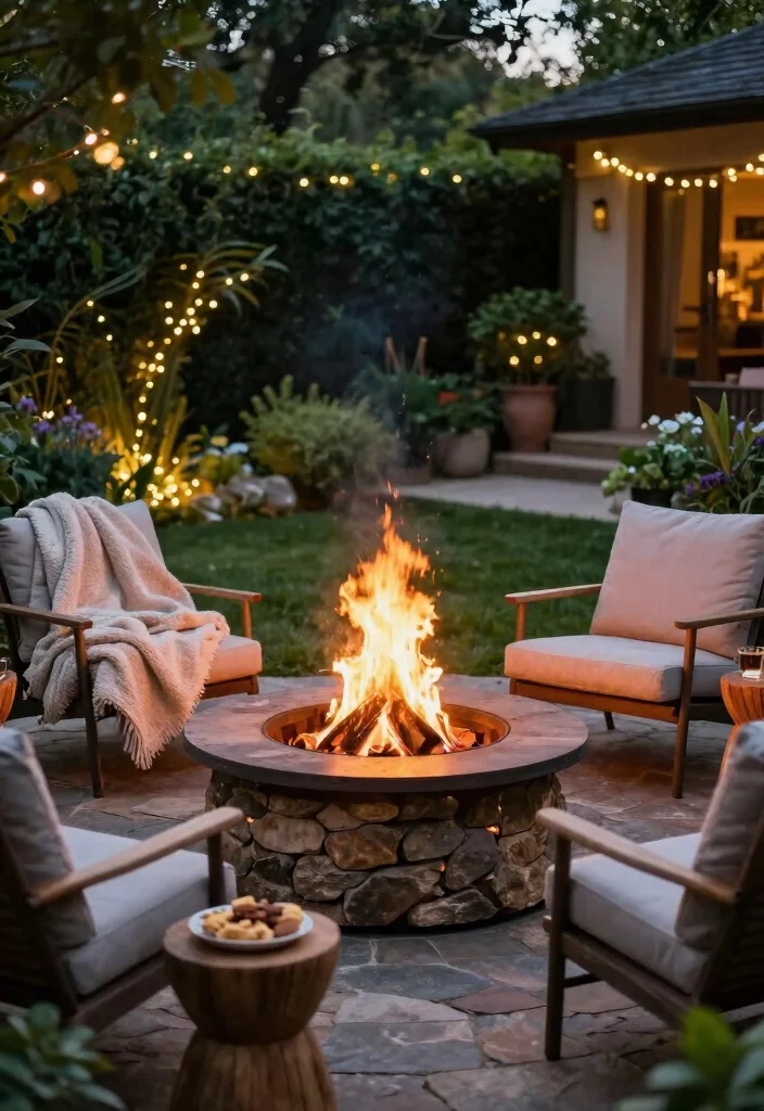 14 Garden Patio Ideas for Relaxed Outdoor Living 2 14 Garden Patio Ideas for Relaxed Outdoor Living 2. Cozy Fire Pit Area 0
