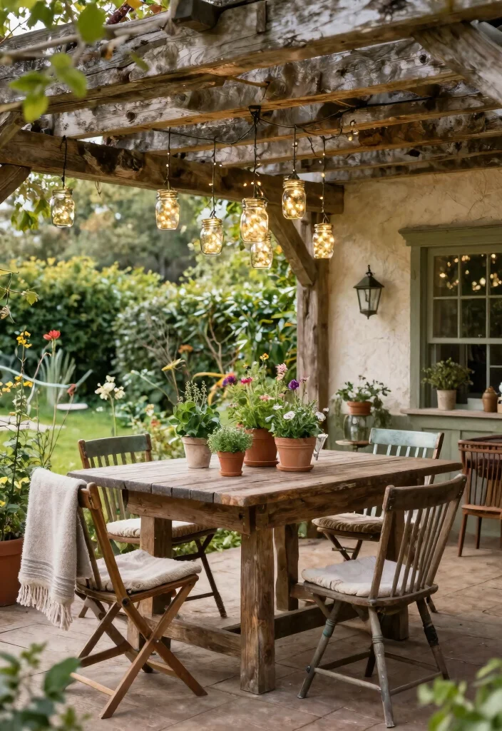 14 Garden Patio Ideas for Relaxed Outdoor Living 3 14 Garden Patio Ideas for Relaxed Outdoor Living 3. Rustic Farmhouse Vibes 0