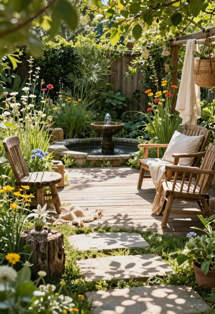 14 Garden Patio Ideas for Relaxed Outdoor Living 4 14 Garden Patio Ideas for Relaxed Outdoor Living 4. Nature Inspired Decor 0