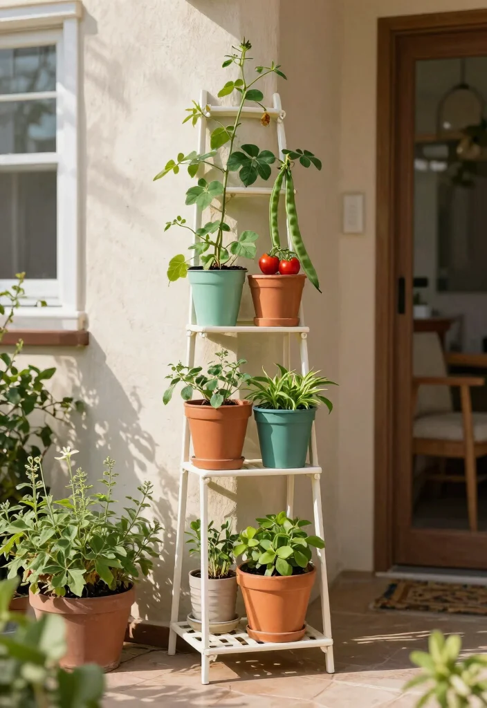 14 Garden Trellis Ideas for Climbing Plants and Vines 40 14 Garden Trellis Ideas for Climbing Plants and Vines 10. Container Garden Trellis 0