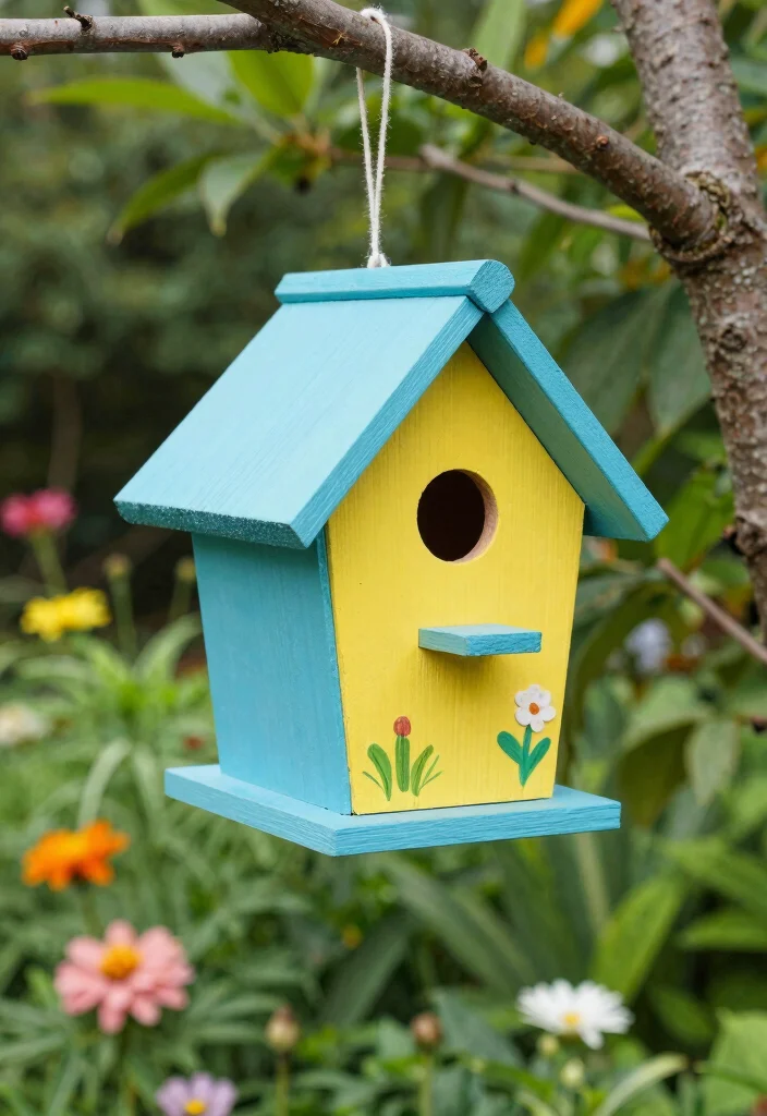 14 Inexpensive Backyard Ideas That Still Feel Complete 10. DIY Birdhouse 0