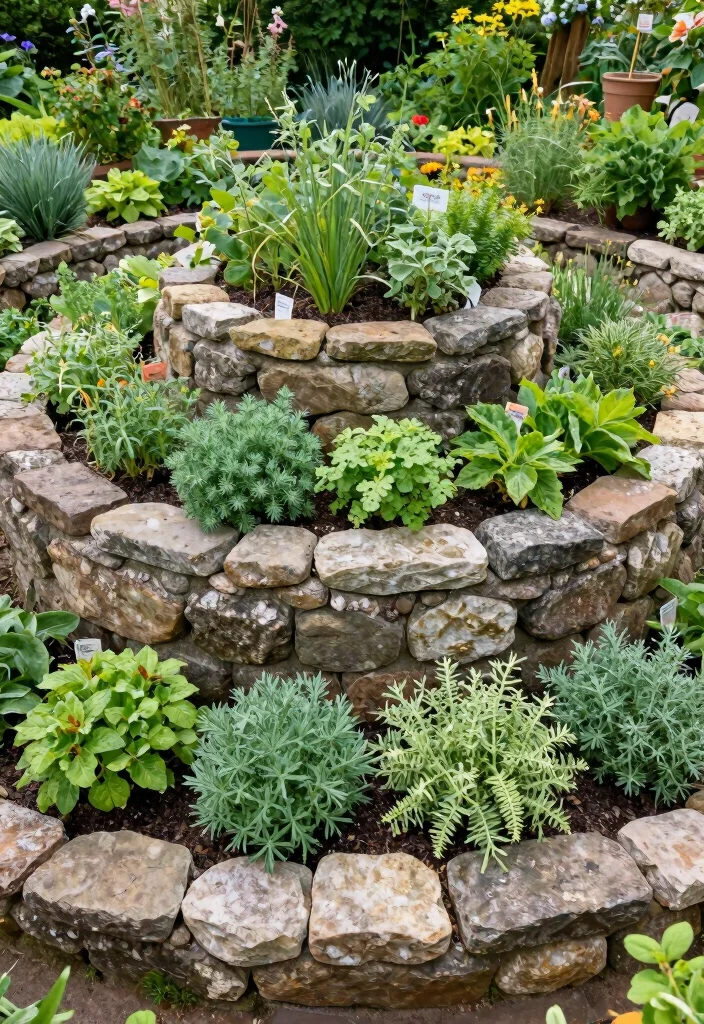 14 Inexpensive Backyard Ideas That Still Feel Complete 5. Herb Spiral Garden 0