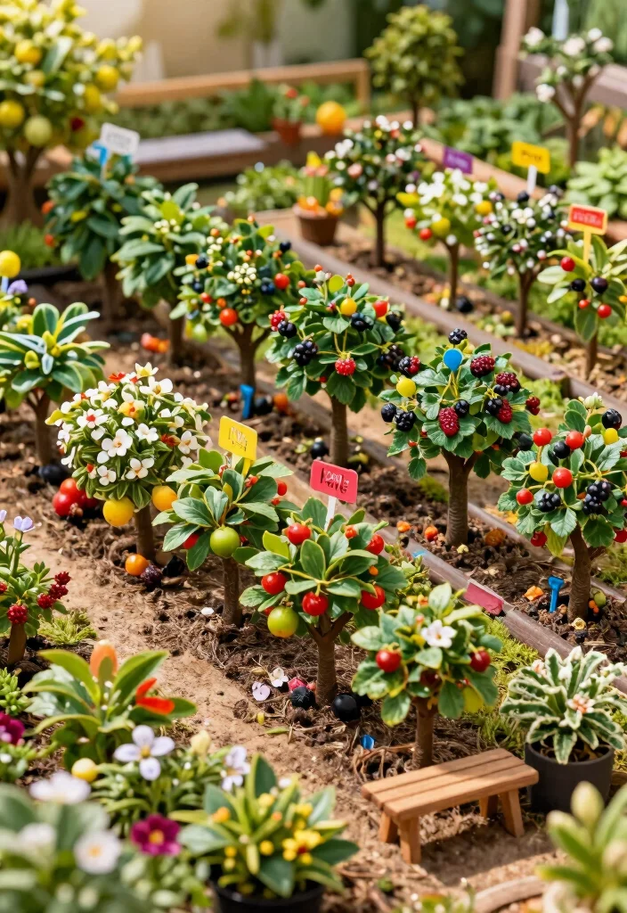 14 Outdoor Backyard Ideas for Everyday Living 11. Miniature Fruit Orchard 0