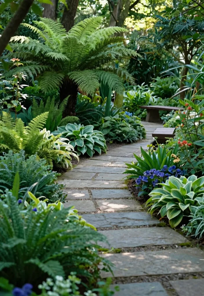 14 Outdoor Backyard Ideas for Everyday Living 13. Shade Garden 0