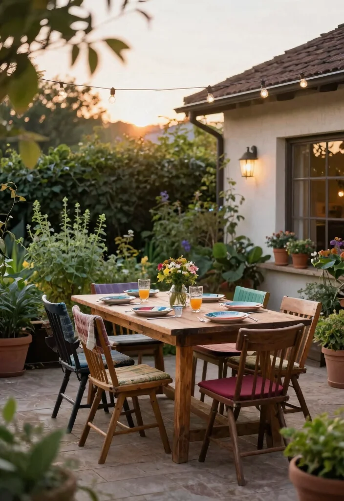 14 Outdoor Backyard Ideas for Everyday Living 7. Outdoor Dining Area 0