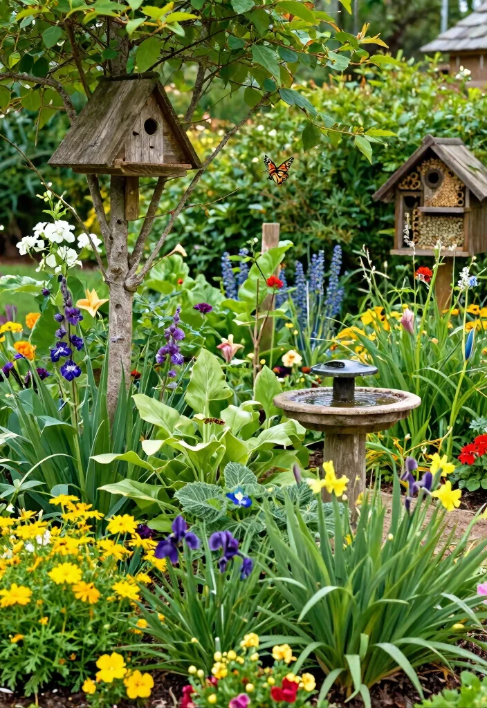 14 Outdoor Backyard Ideas for Everyday Living 9. Wildlife Friendly Garden 0