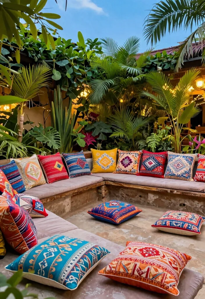 14 Outdoor Patio Ideas on a Budget That Feel Finished 52 14 Outdoor Patio Ideas on a Budget That Feel Finished 12. Decorative Outdoor Pillows 0