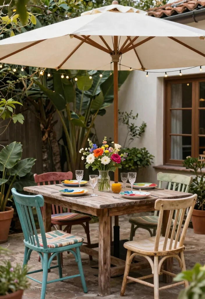 14 Outside Patio Ideas for Casual Outdoor Living 14 14 Outside Patio Ideas for Casual Outdoor Living 4. Alfresco Dining Haven 0