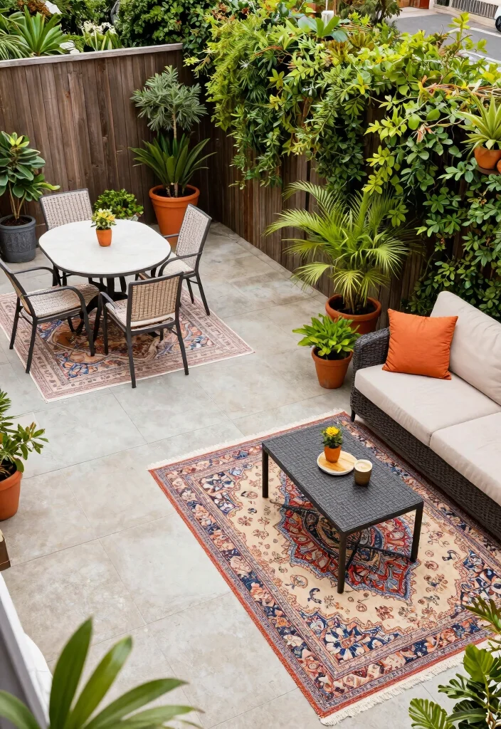 14 Patio Decorating Ideas to Refresh Your Outdoor Space 26 14 Patio Decorating Ideas to Refresh Your Outdoor Space 6. Create Zones 0