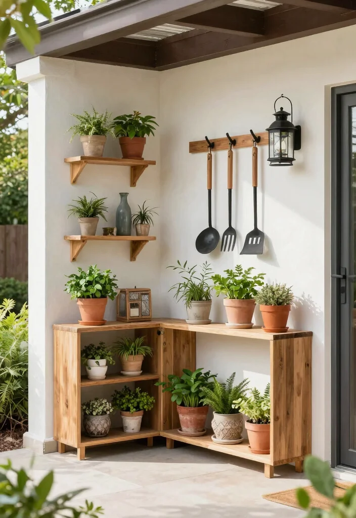 14 Patio Decorating Ideas to Refresh Your Outdoor Space 38 14 Patio Decorating Ideas to Refresh Your Outdoor Space 8. Vertical Storage Solutions 0