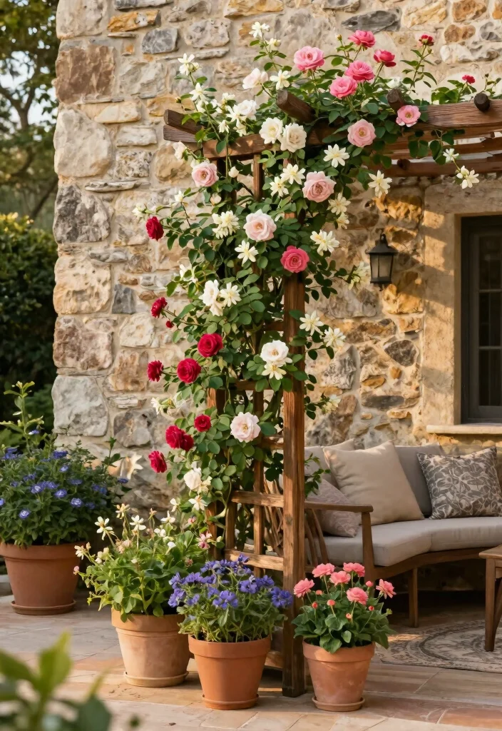 14 Patio Ideas That Work for Any Backyard Size 8. Garden Trellis 0
