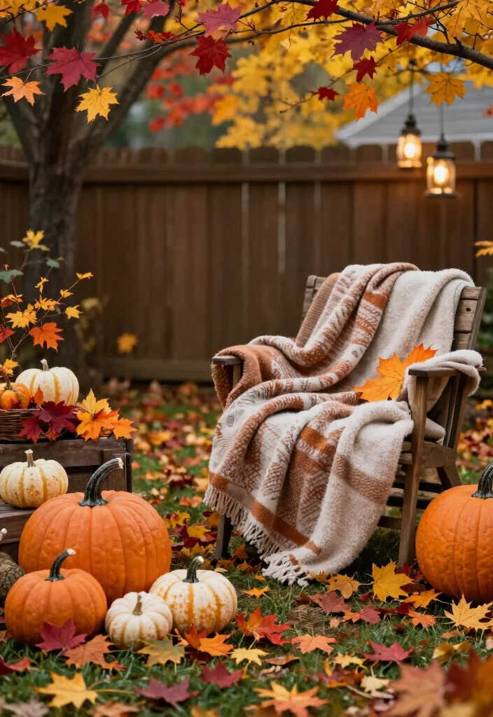 14 Small Backyard Ideas That Make Limited Space Feel Bigger 13. Seasonal Decor 0