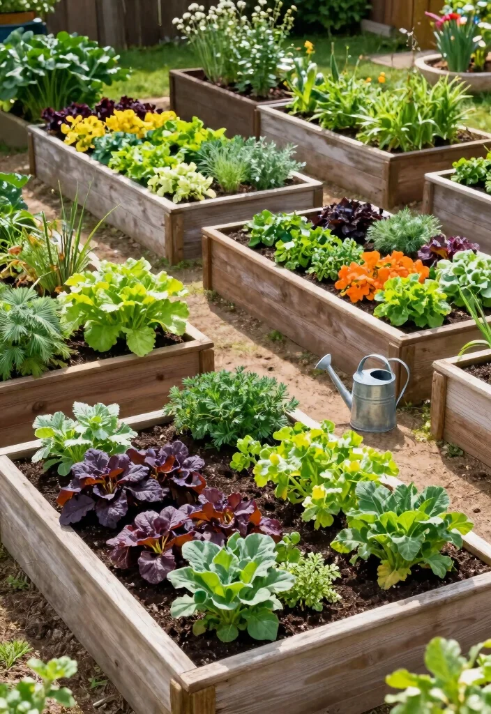 14 Small Backyard Ideas That Make Limited Space Feel Bigger 9. Raised Garden Beds 0