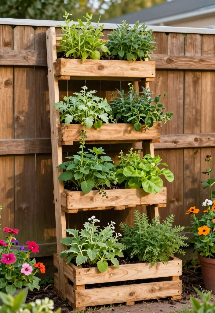 14 Vegetable Garden Trellis Ideas for Higher Yields 4. Vertical Pallet Garden Trellis 0