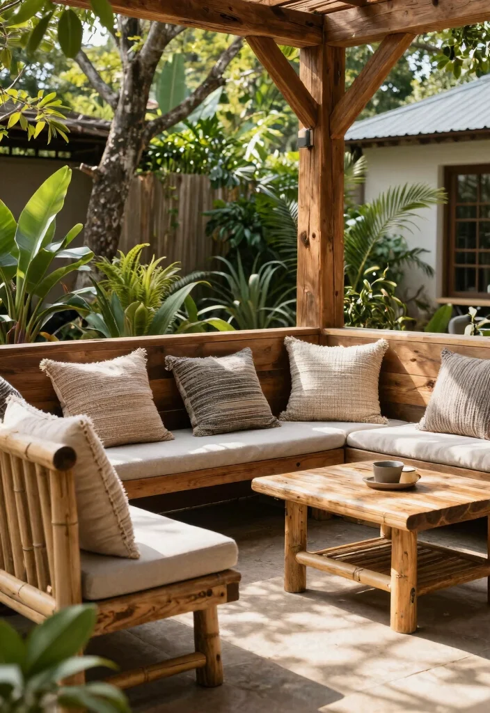 16 Backyard Ideas for Stylish and Functional Outdoor Living 3. Sustainable Furniture Eco Friendly Choices 0