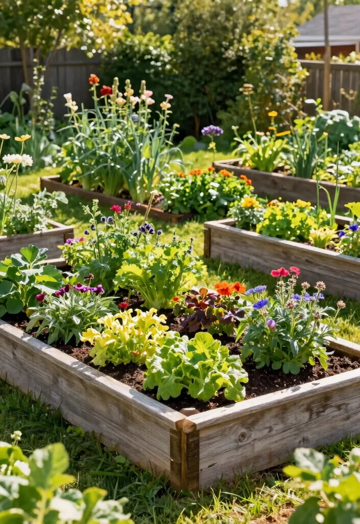 16 Backyard Ideas for Stylish and Functional Outdoor Living 7. Raised Garden Beds Efficient Stylish 0