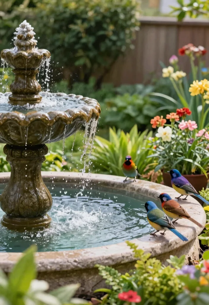16 Backyard Ideas on a Budget That Still Look High End 10. Water Feature 0