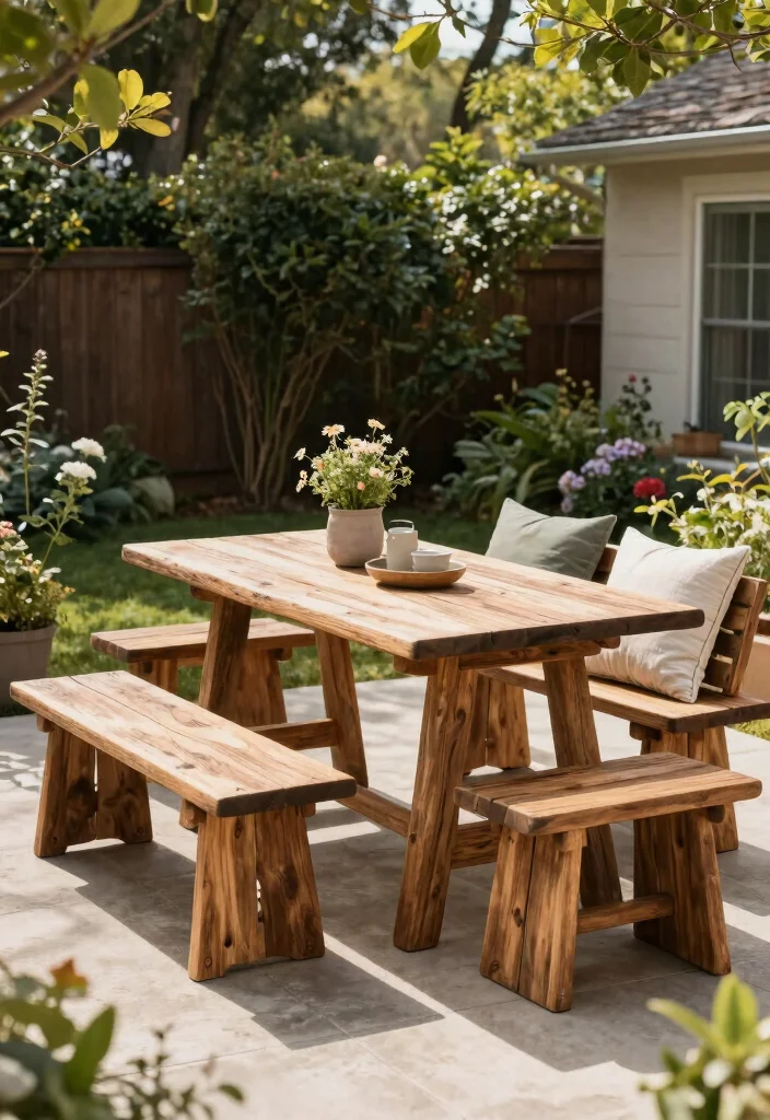 16 Backyard Ideas on a Budget That Still Look High End 11. DIY Patio Furniture 0