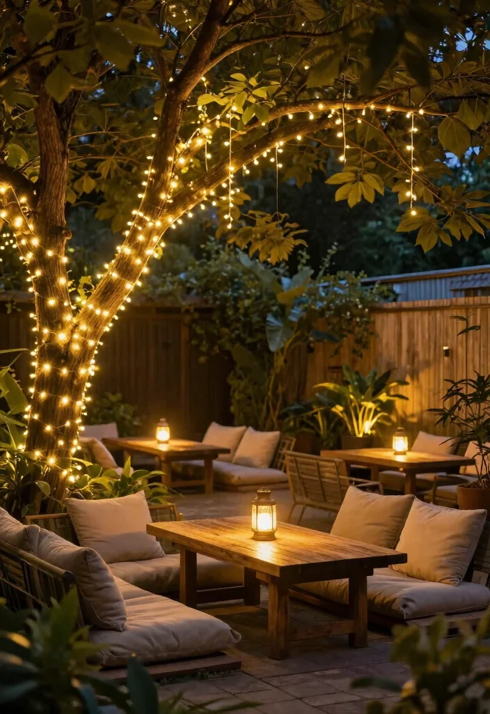 16 Backyard Ideas on a Budget That Still Look High End 5. Outdoor Lighting 0