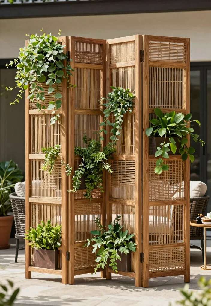 16 Outdoor Patio Ideas for Comfortable Outdoor Living 40 16 Outdoor Patio Ideas for Comfortable Outdoor Living 10. Decorative Privacy Screens for Enclosure 0