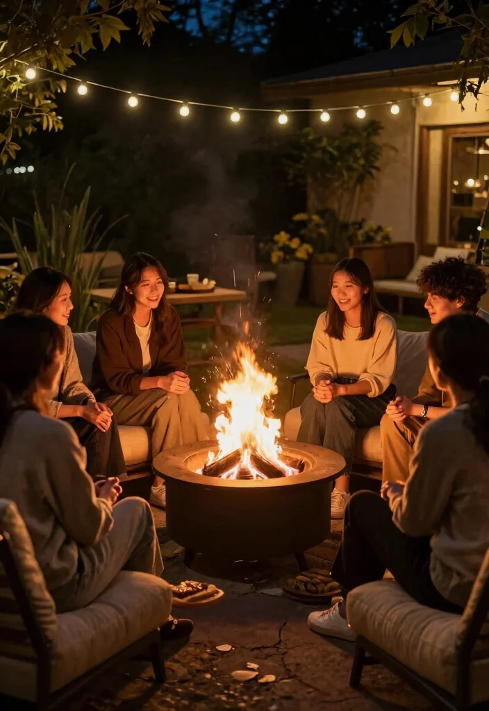 16 Outdoor Patio Ideas for Comfortable Outdoor Living 26 16 Outdoor Patio Ideas for Comfortable Outdoor Living 6. Fire Pit for Warmth and Ambiance 0