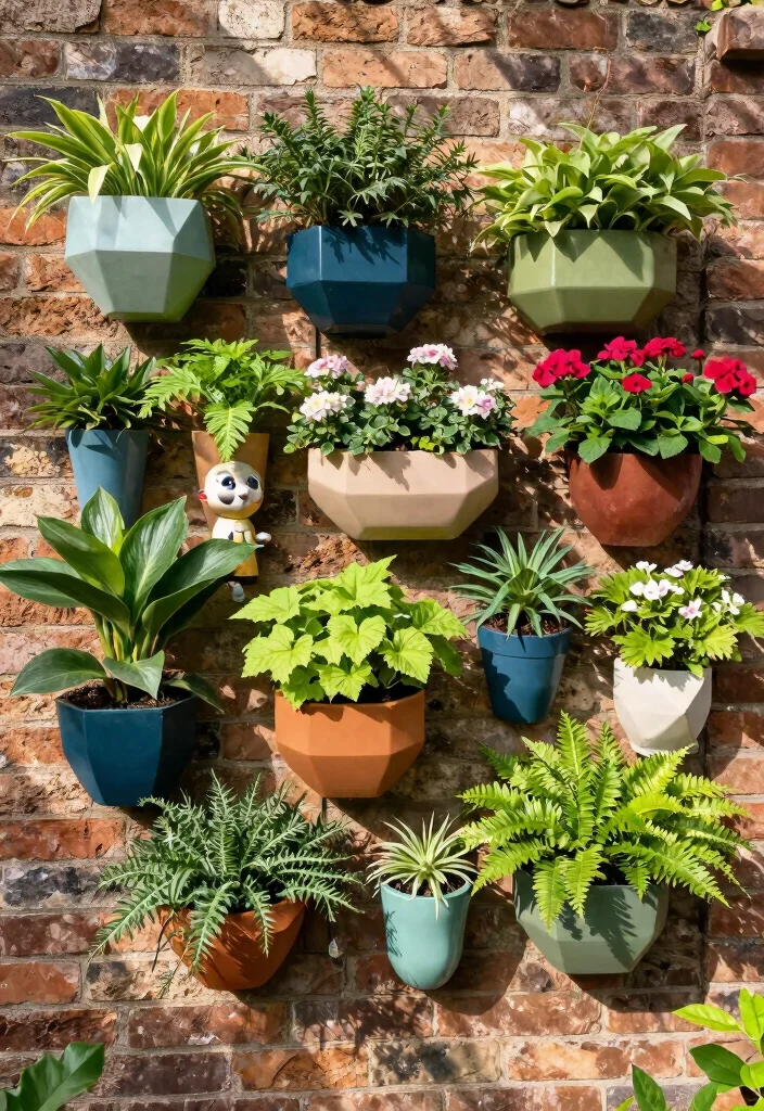 16 Outdoor Planter Ideas That Work in Any Space 5. Wall Mounted Planters 0