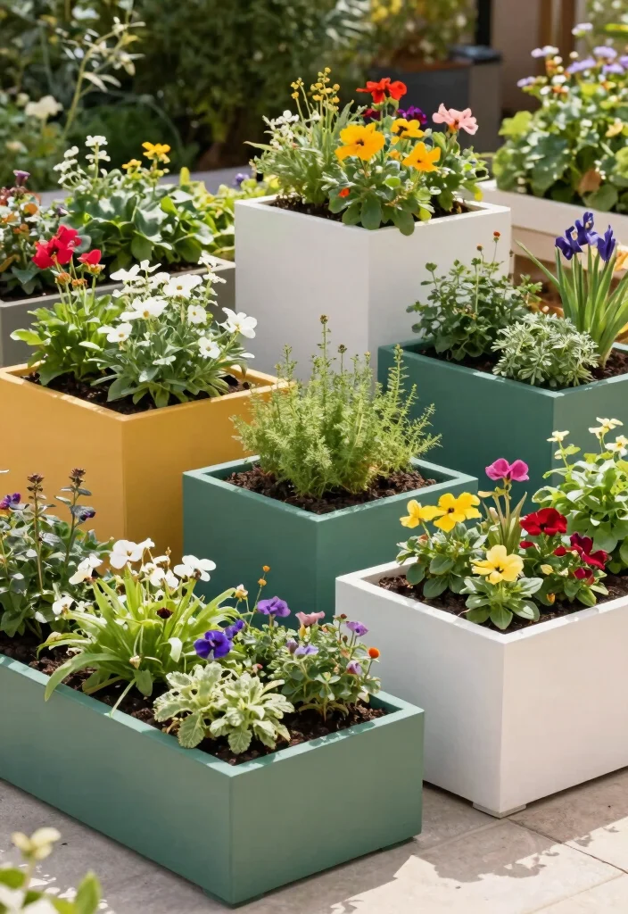 16 Outdoor Planter Ideas for Stylish and Functional Garden Spaces 13. Modular Planters 0