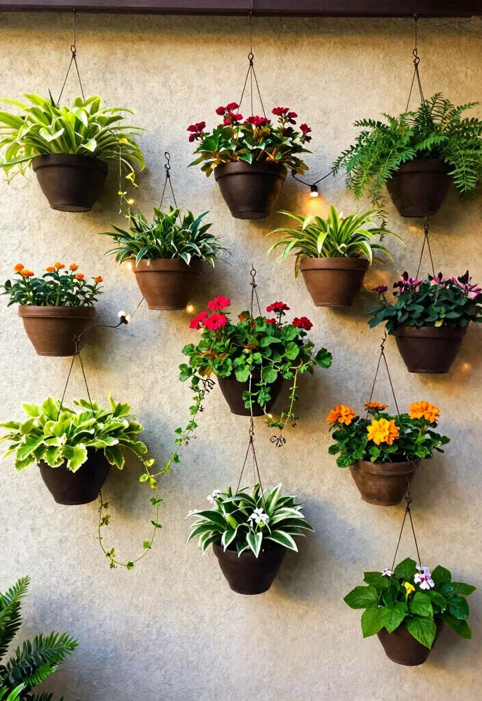 16 Outdoor Planter Ideas for Stylish and Functional Garden Spaces 8. Hanging Wall Planters 0
