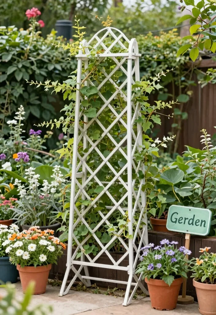 16 Trellis Ideas for Vertical Gardens That Save Space and Look Great 15. Foldable Trellis 0