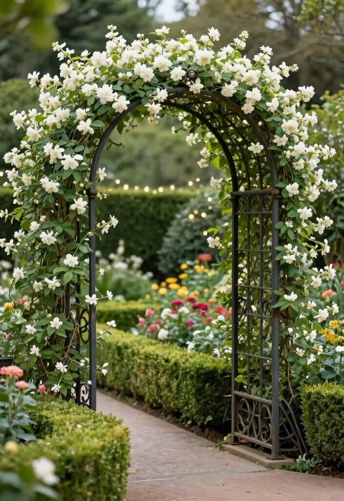 16 Trellis Ideas for Vertical Gardens That Save Space and Look Great 3. Archway Trellis 0